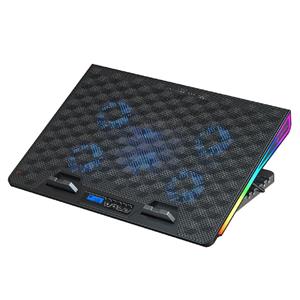 Base para Notebook C3Tech NBC-510BK , até 17.3" , RGB , Gamer , Preto