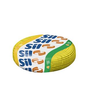 Cabo Flexível 750V 1,50Mm Amarelo Rolo Com 100 Metros Sil