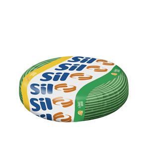 Cabo Flexível 750V 4,00Mm Verde Rolo Com 100 Metros Sil