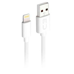 Cabo Usb Lightning 1 Metro 2A C3tech Branco