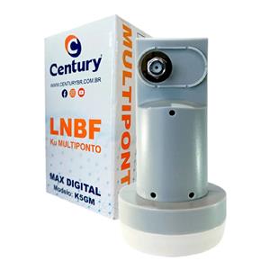 LNBF Century Banda KU Universal Multiponto Nova Parabólica , 14 pontos ou mais , Max Digital K5GM