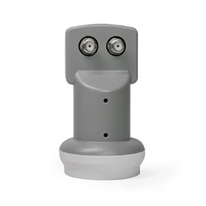 LNBF Century Duplo Max Digital Dois Pontos , Banda Ku , Figura de Ruído 1,0 dB , Cinza