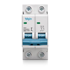 Mini Disjuntor Elgin 2 polo 32a Color Box