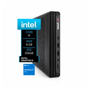Mini PC Yon CPI9Y08S25W2 , Intel Core i5-10400 , 8GB DDR4 , SSD 256GB NVMe , Windows 11 Pro