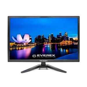 Monitor Everex 19 Pol. , 60Hz , 5ms , VESA , VGA , HDMI , Preto