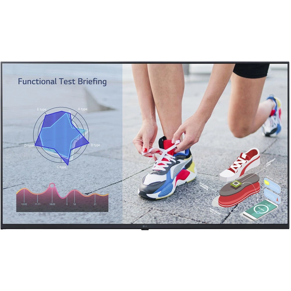 Monitor Profissional LG 43" 4K, 16/7, 300 cd/m², HDMI/USB/RS232C/RJ45/Áudio, webOS 6.0 - 43UL3J-M