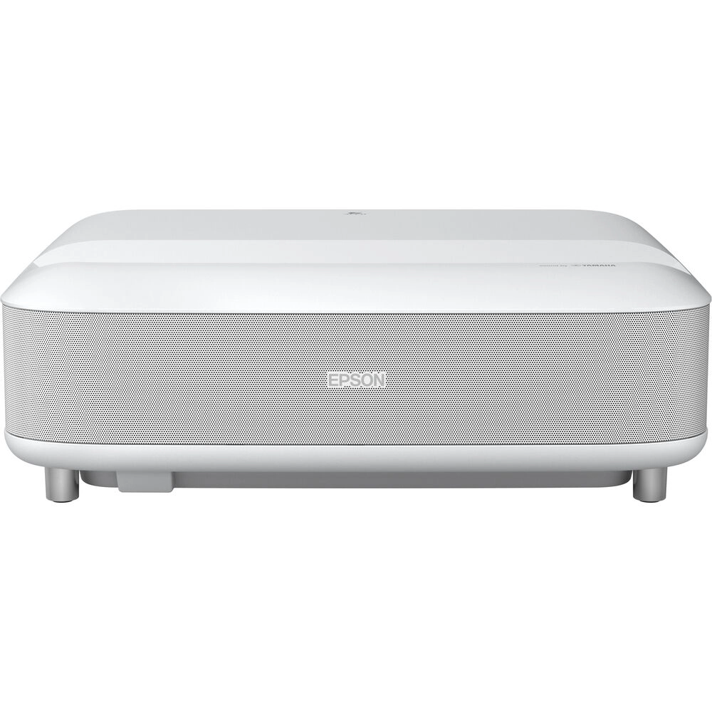 Projetor Epson EpiqVision LS650W, 3600 Lumens, Laser, 4K PRO-UHD, 4K Nativo, até 120", Android TV, Áudio Yamaha, Ultra Curta Distância, Branco - V11HB07020