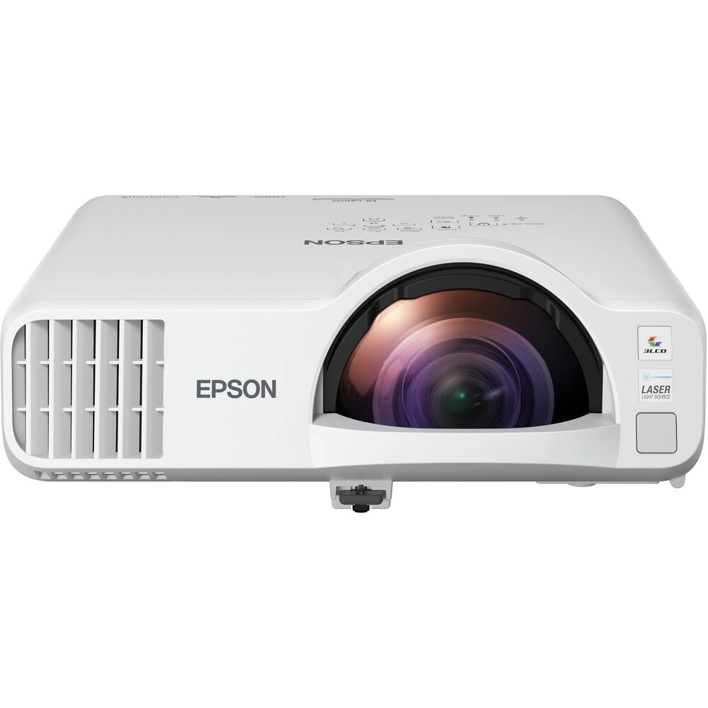 Projetor Epson Powerlite L210SF, 4000 Lumens, Laser, WXGA, Full HD, 1920 x 1080, 3LCD, HDMI, Wireless, USB, Wi-Fi, áudio 16W, até 300", Curta Distância - V11HA75020