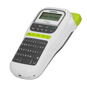 Rotulador Eletrônico Portátil Brother PTH110 , 12 mm , Teclado QWERTY , Branco e Cinza
