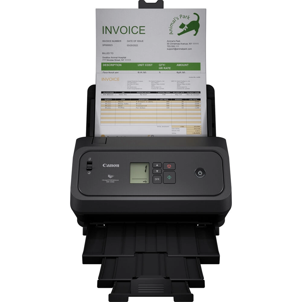 Scanner Canon DR-C350 A4 50PPM 600 DPI - 7290C009AA
