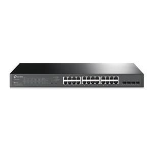 Switch TP-Link TL-SG2428P , 250 W , 24 Portas PoE+ , 4 Portas SFP , Gigabit , 2 Ventoinhas , IPv6